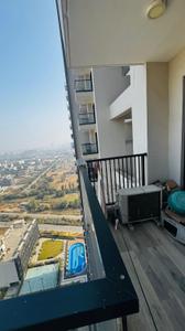 Balcony Image of 1999 Sq.ft 3 BHK Apartment / Flat for rent in M3M Skywalk, Sector 74 Gurgaon for Rs. 68000