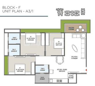 Image of 2205 Sq.ft 3 BHK Apartment / Flat for sale in Aryan Elegance, Paldi, Ahmedabad for Rs. 12300000