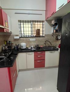 Kitchen Image of 1200 Sq.ft 2 BHK Apartment / Flat for rent in CJN Golden Landmark, Whitefield Bengaluru for Rs. 37000