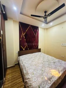 Bedroom Image of 450 Sq.ft 1 BHK Builder Floor for rent in Dwarka Mor New Delhi for Rs. 18500
