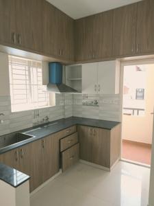 Kitchen Image of 1100 Sq.ft 2 BHK Apartment / Flat for rent in Mahadevapura Bengaluru for Rs. 38000