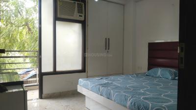 Bedroom Image of 1050 Sq.ft 2 BHK Builder Floor for rent in Sector 27 Gurgaon for Rs. 50000