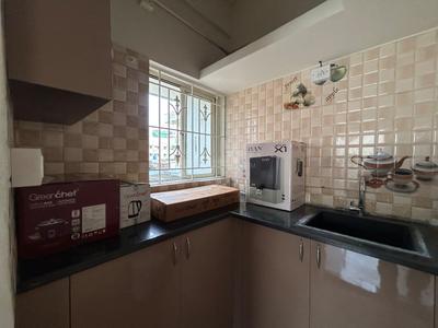 Kitchen Image of 550 Sq.ft 1 BHK Builder Floor for rent in Mahadevapura Bengaluru for Rs. 24000