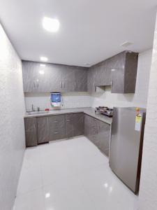 Kitchen Image of 700 Sq.ft 1 BHK Builder Floor for rent in Ramesh Nagar New Delhi for Rs. 24999