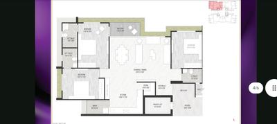 Image of 1195 Sq.ft 3 BHK Apartment / Flat for sale in Vishakha Seleqt, Gota, Ahmedabad for Rs. 13865000