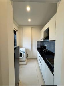 Kitchen Image of 550 Sq.ft 1 BHK Apartment / Flat for rent in Cox Town Bengaluru for Rs. 35000