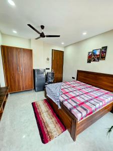 Bedroom Image of 400 Sq.ft 1 RK Builder Floor for rent in Sector 52 Gurgaon for Rs. 20000