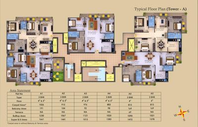 Image of 1394 Sq.ft 3 BHK Apartment / Flat for sale in Phulwari Sharif, Patna for Rs. 8364000
