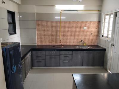 Kitchen Image of 2295 Sq.ft 3 BHK Apartment / Flat for rent in Devnandan Heights, Chandkheda Ahmedabad for Rs. 28000