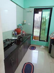 Kitchen Image of 695 Sq.ft 1 BHK Apartment / Flat for rent in Raj Mohan Tulsi Vihar, Badlapur West Badlapur for Rs. 8000