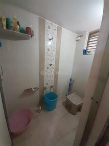 Bathroom Image of 500 Sq.ft 1 BHK Builder Floor for rent in Ghatlodiya Ahmedabad for Rs. 18000