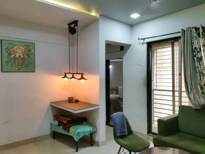 Living Room Image of 540 Sq.ft 1 BHK Apartment / Flat for rent in Kasarvadavali Thane for Rs. 20000