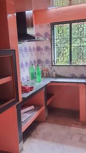 Kitchen Image of 1000 Sq.ft 3 BHK Apartment / Flat for sale in Skyline Apartments, Behala Kolkata for Rs. 4000000