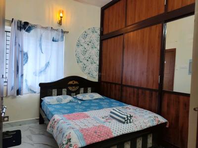 Bedroom Image of 850 Sq.ft 1 BHK Apartment / Flat for rent in Kondapur Hyderabad for Rs. 23500