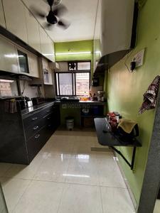 Kitchen Image of 1200 Sq.ft 2 BHK Apartment / Flat for rent in Gurudatta Bhaurao Park, Rabale Navi Mumbai for Rs. 28500