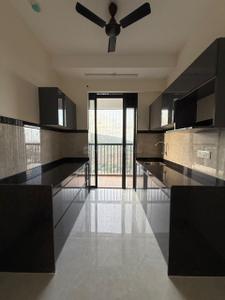 Kitchen Image of 1800 Sq.ft 3 BHK Apartment / Flat for rent in DSS Mahavir Spring, Thane West Thane for Rs. 80000