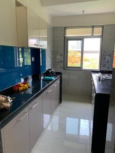 Kitchen Image of 660 Sq.ft 2 BHK Apartment / Flat for sale in Srishti Elegance, Bhandup West Mumbai for Rs. 10000000