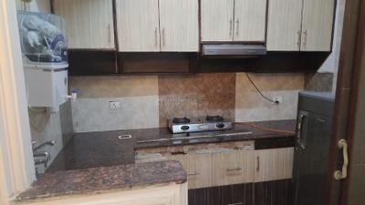 Kitchen Image of 900 Sq.ft 2 BHK Builder Floor for rent in Rajouri Garden New Delhi for Rs. 32000
