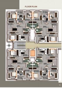 Image of 1550 Sq.ft 3 BHK Apartment / Flat for sale in Atala, Bhubaneswar for Rs. 8900000