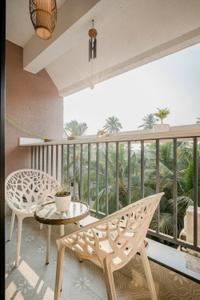 Balcony Image of 996 Sq.ft 2 BHK Apartment / Flat for sale in Candolim Goa for Rs. 18500000