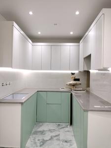Kitchen Image of 811 Sq.ft 3 BHK Builder Floor for sale in Nangli Sakrawati New Delhi for Rs. 7550000
