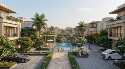 Image of 760 Sq.ft 1 BHK Apartment / Flat for sale in Om Shri Vrinda Orchids, Sunrakh Bangar, Vrindavan for Rs. 6080000