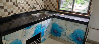 Kitchen Image of 500 Sq.ft 1 RK Apartment / Flat for rent in Moshi Pune for Rs. 10000