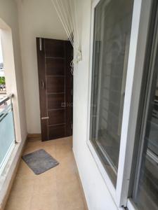 Balcony Image of 1503 Sq.ft 3 BHK Apartment / Flat for rent in Live Navarathna Flats, Velachery Chennai for Rs. 38000