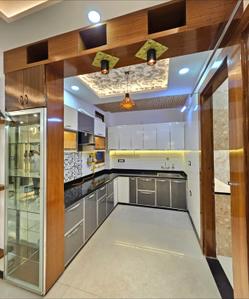 Kitchen Image of 1400 Sq.ft 3 BHK Apartment / Flat for rent in DDA Narwana Apartments, Patparganj New Delhi for Rs. 73000