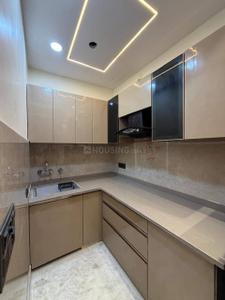 Kitchen Image of 450 Sq.ft 1 BHK Builder Floor for rent in Rajouri Garden New Delhi for Rs. 20000