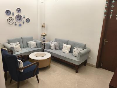 Hall Image of 700 Sq.ft 1 BHK Builder Floor for rent in Lajpat Nagar New Delhi for Rs. 56000