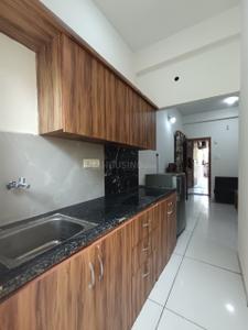 Kitchen Image of 695 Sq.ft 1 BHK Apartment / Flat for rent in Scheme No 113 Indore for Rs. 19999