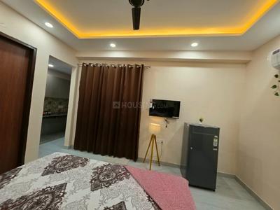 Bedroom Image of 400 Sq.ft 1 RK Builder Floor for rent in Sector 52 Gurgaon for Rs. 15000