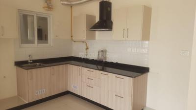 Kitchen Image of 650 Sq.ft 1 BHK Apartment / Flat for rent in Adarsh Greens, Kogilu Bengaluru for Rs. 26000