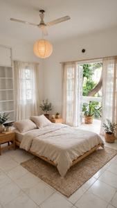 Bedroom Image of 1200 Sq.ft 2 BHK Apartment / Flat for rent in Cox Town Bengaluru for Rs. 45000