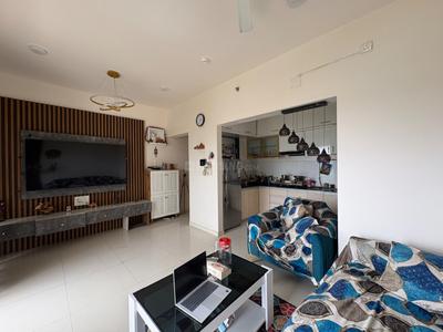 Living Room Image of 800 Sq.ft 1 BHK Apartment / Flat for rent in Godrej Rejuve, Keshav Nagar Pune for Rs. 30000