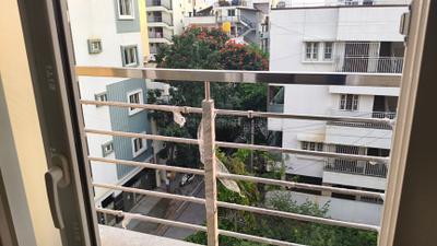 Balcony Image of 600 Sq.ft 1 BHK Builder Floor for rent in HSR Layout Bengaluru for Rs. 33000