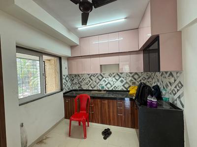 Kitchen Image of 530 Sq.ft 2 BHK Apartment / Flat for rent in Swastik Emerald, Vikhroli East Mumbai for Rs. 47000
