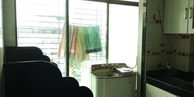 Kitchen Image of 1000 Sq.ft 2 BHK Apartment / Flat for sale in Bhoomi Zarna Residency, Kharghar Navi Mumbai for Rs. 12300000