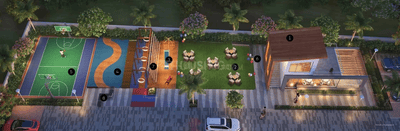 Image of 950 Sq.ft 2 BHK Apartment / Flat for sale in City One SkyVe, Kiwale, Pune for Rs. 5100000