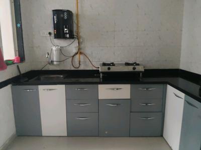 Kitchen Image of 1485 Sq.ft 3 BHK Apartment / Flat for sale in Swastik Riviera, Vaishno Devi Circle Ahmedabad for Rs. 7200000