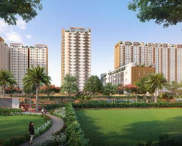 Image of 1086 Sq.ft 3 BHK Apartment / Flat for sale in The World of Joy, Siruseri, Chennai for Rs. 7600000