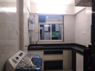 Kitchen Image of 583 Sq.ft 1 BHK Apartment / Flat for sale in Thakur Galaxy, Boisar Mumbai for Rs. 2650000