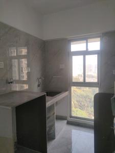 Kitchen Image of 490 Sq.ft 1 BHK Apartment / Flat for rent in Adityaraj Square, Vikhroli East Mumbai for Rs. 34000