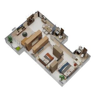 Image of 1021 Sq.ft 2 BHK Apartment / Flat for sale in Panvel, Navi Mumbai for Rs. 13500000