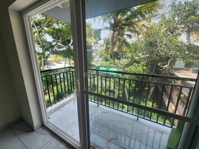 Balcony Image of 820 Sq.ft 2 BHK Apartment / Flat for rent in Kochuveli Thiruvananthapuram for Rs. 24000