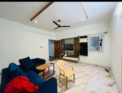 Hall Image of 1250 Sq.ft 2 BHK Apartment / Flat for rent in Murugeshpalya Bangalore for Rs. 41000