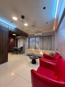 Hall Image of 1480 Sq.ft 3 BHK Apartment / Flat for rent in Mahabal Casa The Status, Chandkheda Ahmedabad for Rs. 32000