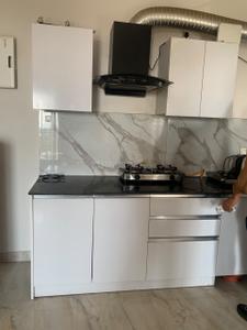 Kitchen Image of 700 Sq.ft 1 BHK Builder Floor for rent in Sahastradhara Road Dehradun for Rs. 30000