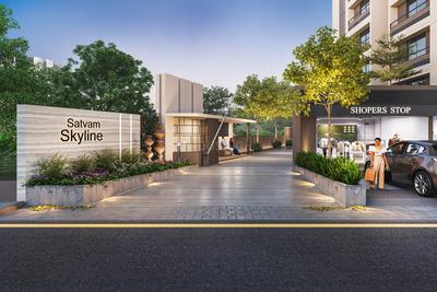 Image of 2430 Sq.ft 3 BHK Apartment / Flat for sale in Mahalakshmi Satvam Skyline, Sargasan, Gandhinagar for Rs. 9990000